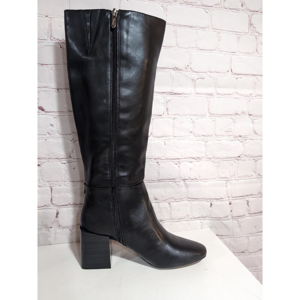 Women's Circus by Sam Edelman Teelin Block Heel Boots, Black Size 8.5 Knee High - Picture 9 of 14